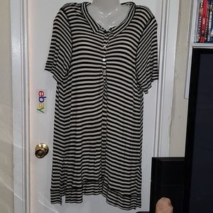 We the free shirt dress striped lightweight beach
